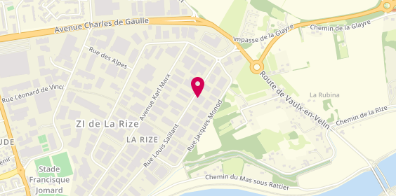 Plan de Escrime Diffusion, 34 Rue Louis Saillant, 69120 Vaulx-en-Velin