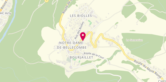 Plan de A la Gliss, Chef Lieu, 73590 Notre-Dame-de-Bellecombe