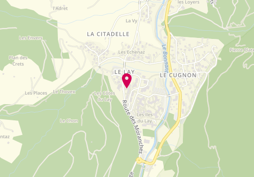 Plan de FRED PENZ SPORTS Les Contamines Skimium, 727 Route des Moranches, 74170 Les Contamines-Montjoie