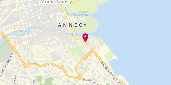 Plan de Annecy Plongee Nautisme, 6 Marquisats, 74000 Annecy