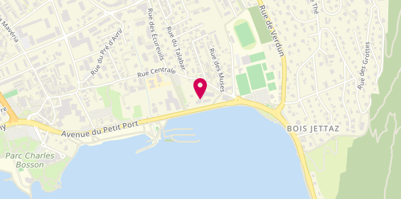 Plan de Roul' Ma Poule, 47 avenue du Petit Port, 74940 Annecy