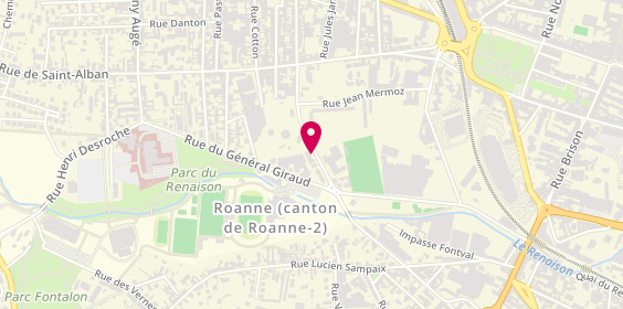Plan de G 2 Roues, 34 Rue Georges Plasse, 42300 Roanne