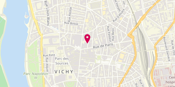 Plan de Vichy Sport, 7 Rue Nicolas Larbaud, 03200 Vichy