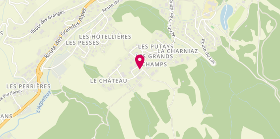 Plan de Philippe Sports, 920 Route de la Turche, 74260 Les Gets