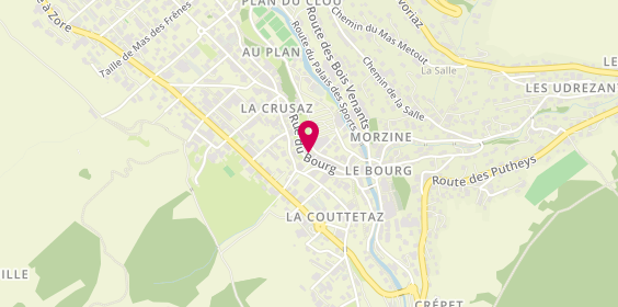 Plan de Intersport, 180 Rue du Bourg, 74110 Morzine