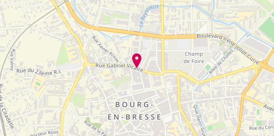 Plan de Espace Foot, 5 Rue Gabriel Vicaire, 01000 Bourg-en-Bresse
