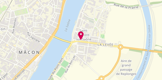 Plan de Cycles Avent'Ure, 43 Rue de la Levée, 01750 Saint-Laurent-sur-Saône
