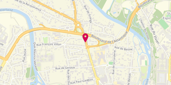 Plan de Cycles 2000 Guyonnet, 105 avenue du Maréchal de Lattre de Tassigny, 79000 Niort