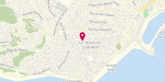 Plan de In To Sportever et Citron Vert, 1 avenue de la Plage, 85360 La Tranche-sur-Mer