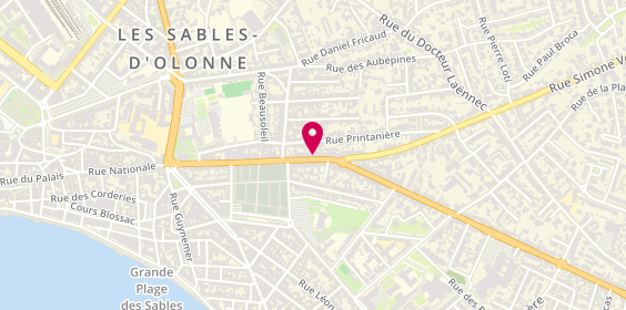 Plan de Giant Les Sables, 32 avenue Alcide Gabaret, 85100 Les Sables-d'Olonne