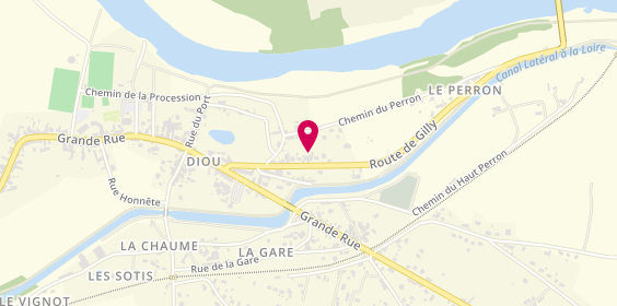 Plan de MOREAU Thierry, 23 Route de Gilly, 03290 Diou