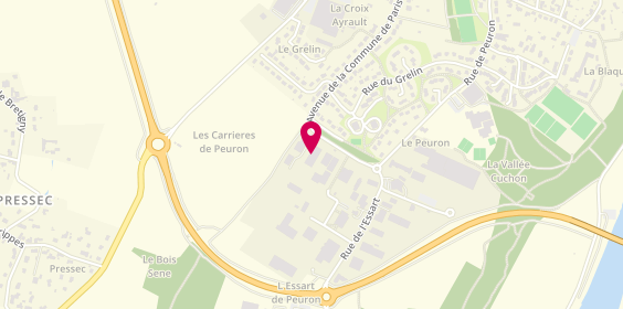 Plan de La Boutique du Vélo et Mobilier d'o, 71 Rue de Peuron, 86300 Chauvigny