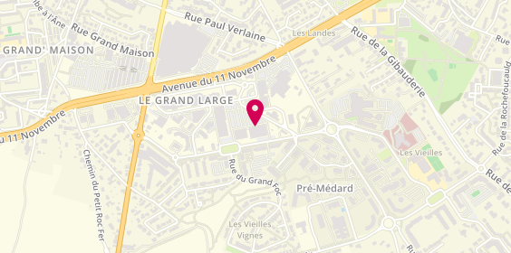 Plan de Go Sport Poitiers, Zone Aménagement de la Gibauderie 3 Rue Clos Marchand, 86280 Saint-Benoît