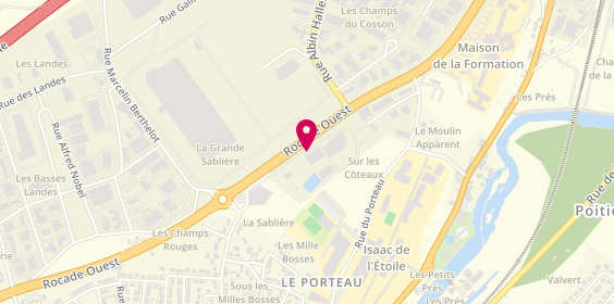 Plan de Velo 86, 144 Rue de la Grange Saint-Pierre, 86000 Poitiers
