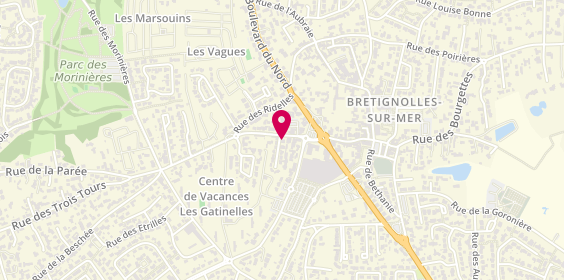 Plan de Decathlon, 10 avenue de la Plage, 85470 Bretignolles-sur-Mer