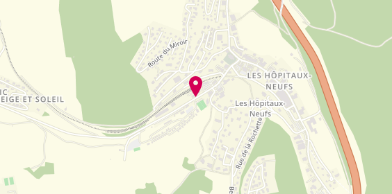 Plan de Comptoir des Montagnes, 16 Route Poste, 25370 Les Hôpitaux-Neufs