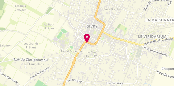Plan de Cyclo-Passion, 13 Boulevard de Verdun, 71640 Givry