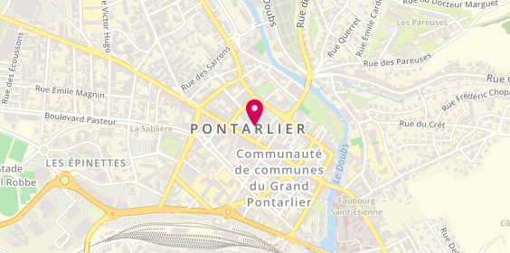 Plan de Techniciens du Sport, 13-15 Rue Sainte-Anne, 25300 Pontarlier