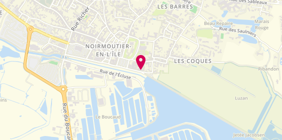 Plan de Voilerie Burgaud Uship, 17 Quai Cassard, 85330 Noirmoutier-en-l'Île