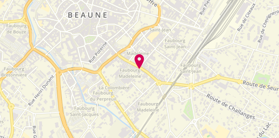 Plan de Tillot Deux Roues, 50 Rue du Faubourg Madeleine, 21200 Beaune