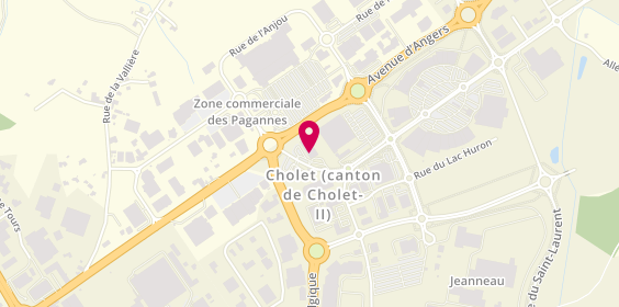 Plan de Black Store, Rue Sorel-Tracy, 49300 Cholet