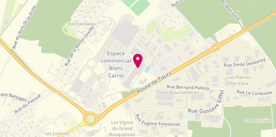Plan de Intersport, Zone Commerciale - le Blanc Carroi Zone Aménagement La
Rue de la Plaine des Vaux, 37500 Chinon