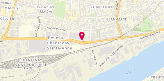 Plan de Bike Center, 8 Boulevard Maréchal Alphonse Juin, 44100 Nantes