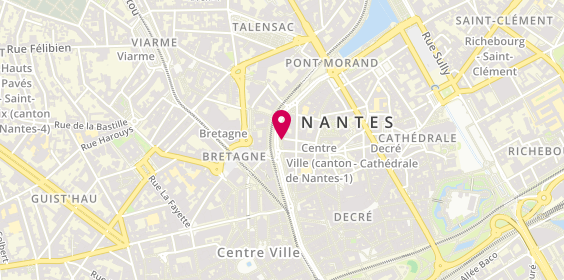 Plan de Nantes Armes, 8 Allée Duquesne, 44000 Nantes