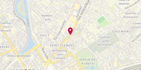 Plan de Nantes Bike Solutions, 9 Rue Maréchal Joffre, 44000 Nantes