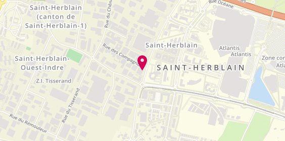 Plan de Mondovélo Nantes Atlantis - Saint-Herblain, 362 Boulevard Marcel Paul, 44800 Saint-Herblain