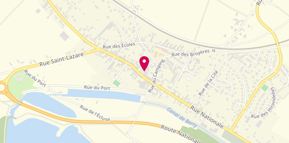 Plan de La Belle Ecaille, 4 place Lucien Guerrier, 41140 Noyers-sur-Cher