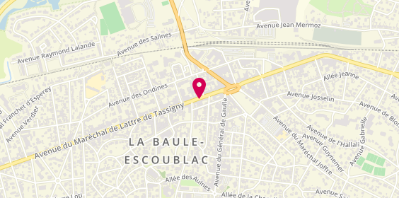 Plan de L'Atelier du Sport, 222 avenue du Maréchal de Lattre de Tassigny, 44500 La Baule-Escoublac