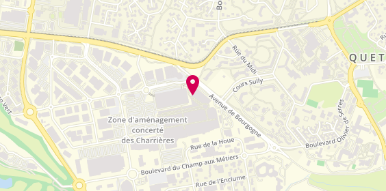 Plan de Courir, avenue de Bourgogne, 21800 Quetigny