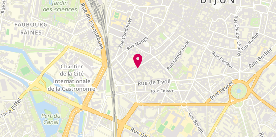 Plan de Cycles Theurel, 81 Rue Berbisey, 21000 Dijon