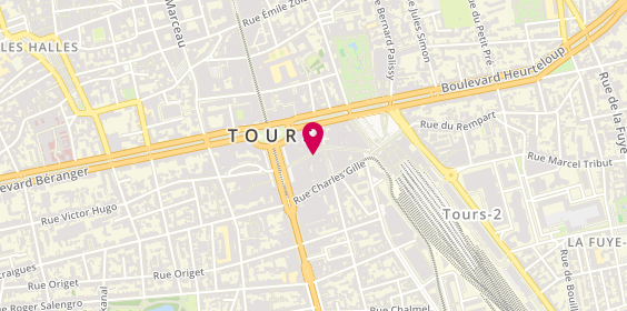 Plan de Courir, 9 Rue de Bordeaux, 37000 Tours