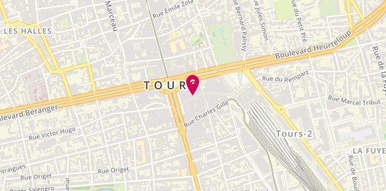 Plan de Foot Locker France, 10 Rue de Bordeaux, 37000 Tours