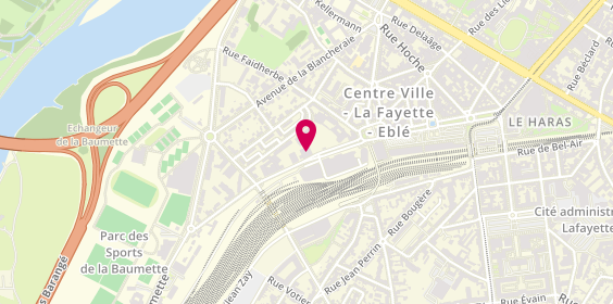 Plan de Cycles Cesbron Angers, 12 Rue Auguste Gautier, 49100 Angers