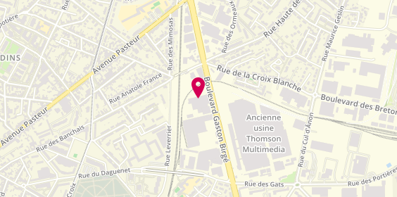 Plan de La Bulle Angers, 22 Boulevard Gaston Birgé, 49100 Angers