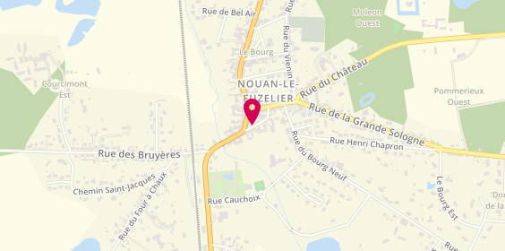 Plan de BERGES Nicolas, 6 Place Saint Martin, 41600 Nouan-le-Fuzelier
