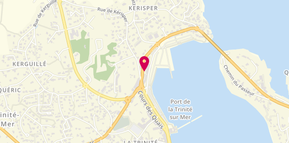 Plan de Le Trinitain, 44 Cours des Quais, 56470 La Trinité-sur-Mer