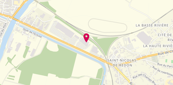 Plan de Decathlon, 18 avenue Jean Burel, 44460 Saint-Nicolas-de-Redon