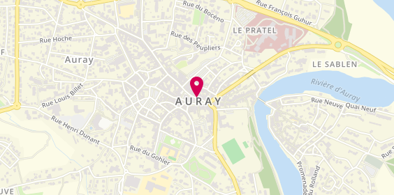 Plan de Avelo Auray, 26 place de la République, 56400 Auray