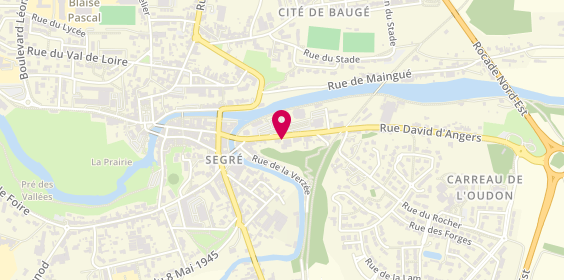Plan de Cycles Creze, 22 Bis Rue David d'Angers, 49500 Segré-en-Anjou Bleu