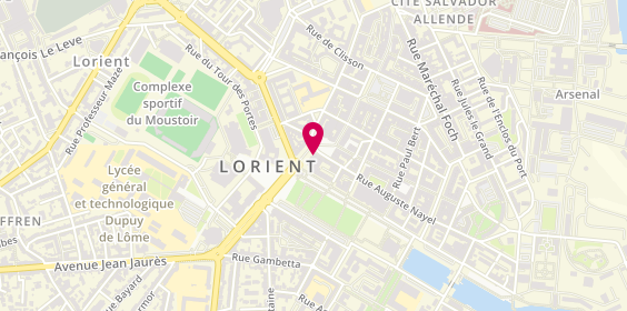 Plan de Foot Locker, 1 Avenue Faouëdic, 56100 Lorient