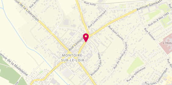 Plan de Garnier Bernard, 52 Rue Saint-Denis, 41800 Montoire-sur-le-Loir