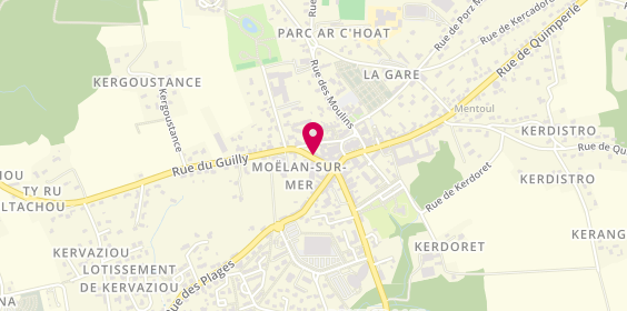 Plan de GOUYEC Nicolas, 12 Rue du Guilly, 29350 Moëlan-sur-Mer