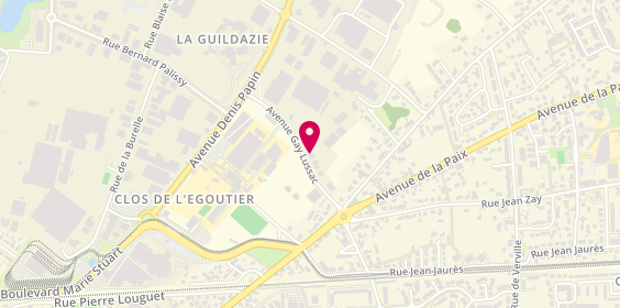 Plan de Actitex magasin de vêtements de travail, 27 avenue Gay Lussac, 45800 Saint-Jean-de-Braye