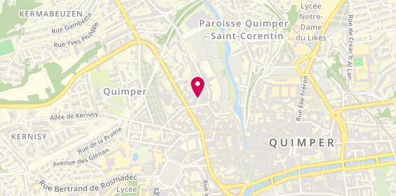 Plan de Run Aventure, 6 Rue de Locronan, 29000 Quimper