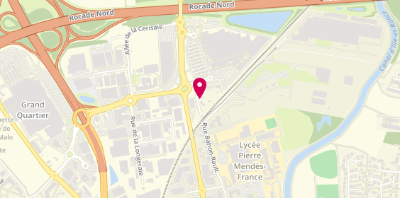 Plan de Nike, Zone Industrielle Nord Centre Commercial Saint Grégoire 25 Rue Etang au Diable, 35760 Saint-Grégoire