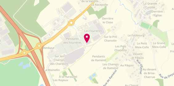 Plan de Intersport Epinal - Jeuxey, 35 Rue du Saut le Cerf, 88000 Jeuxey